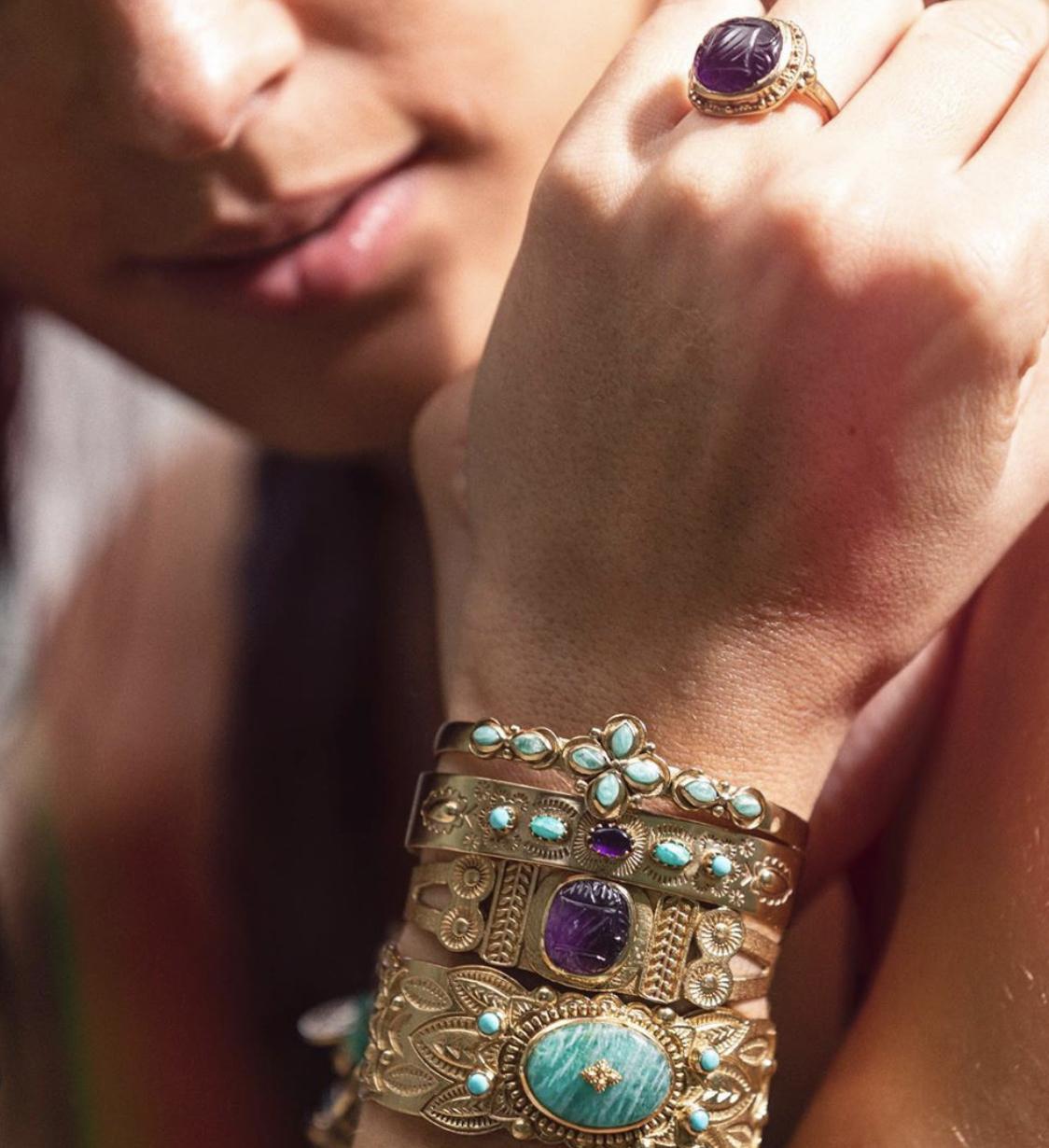manchette bracelet atelier plume