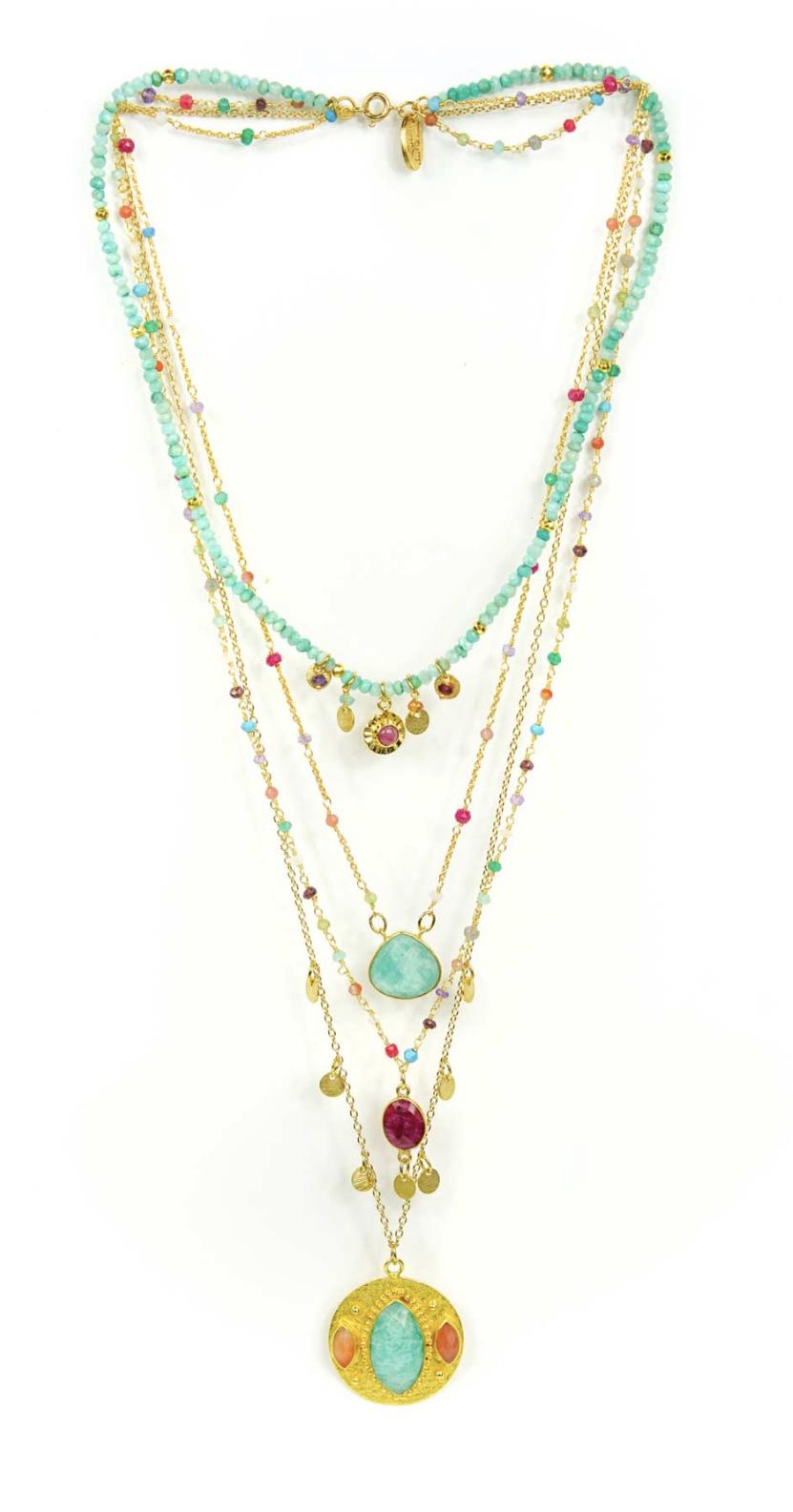collier plusieurs rangs