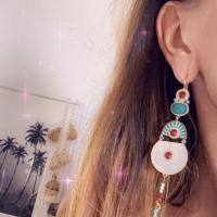 boucles d'oreilles pendantes