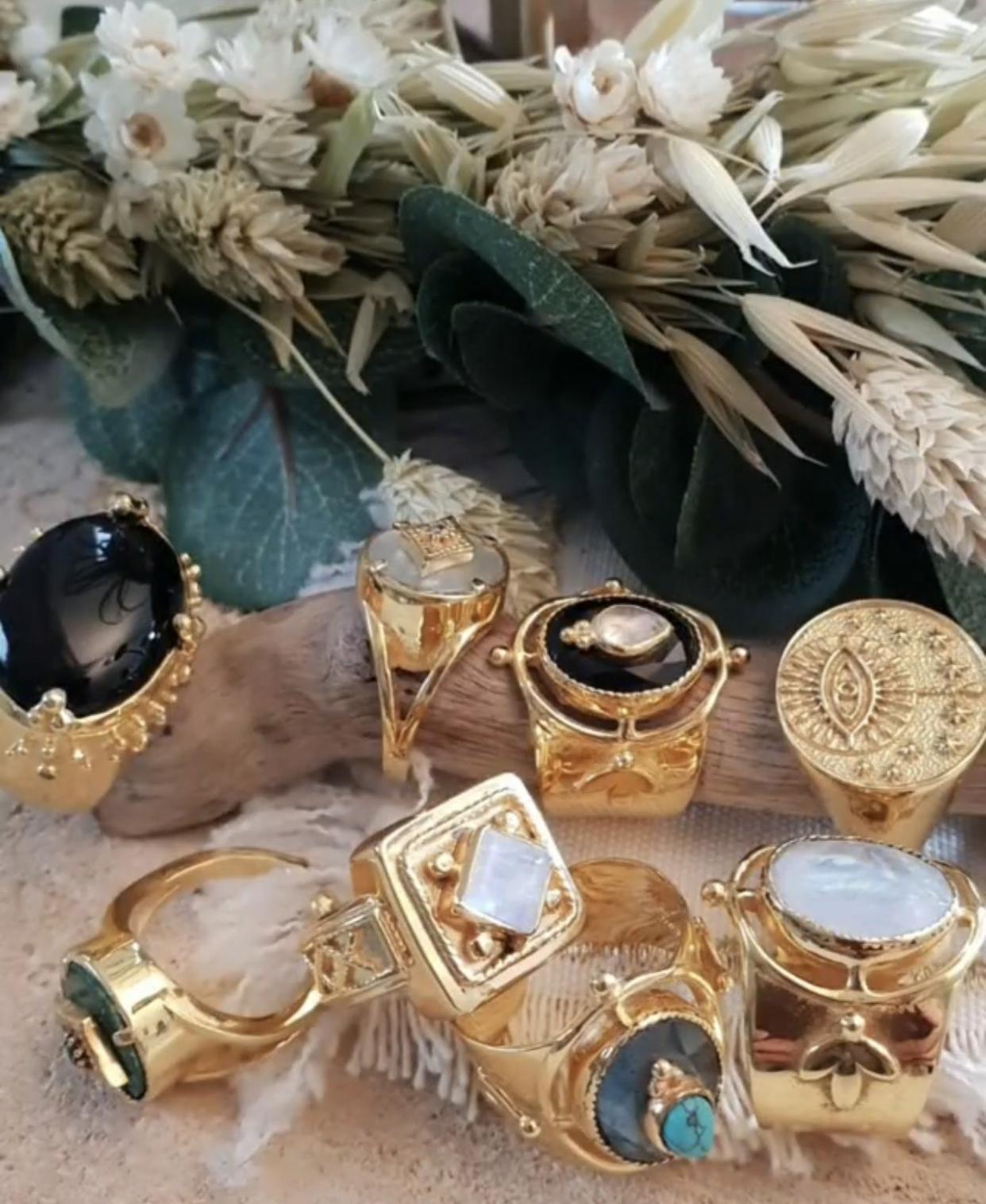 bague grosse pierre