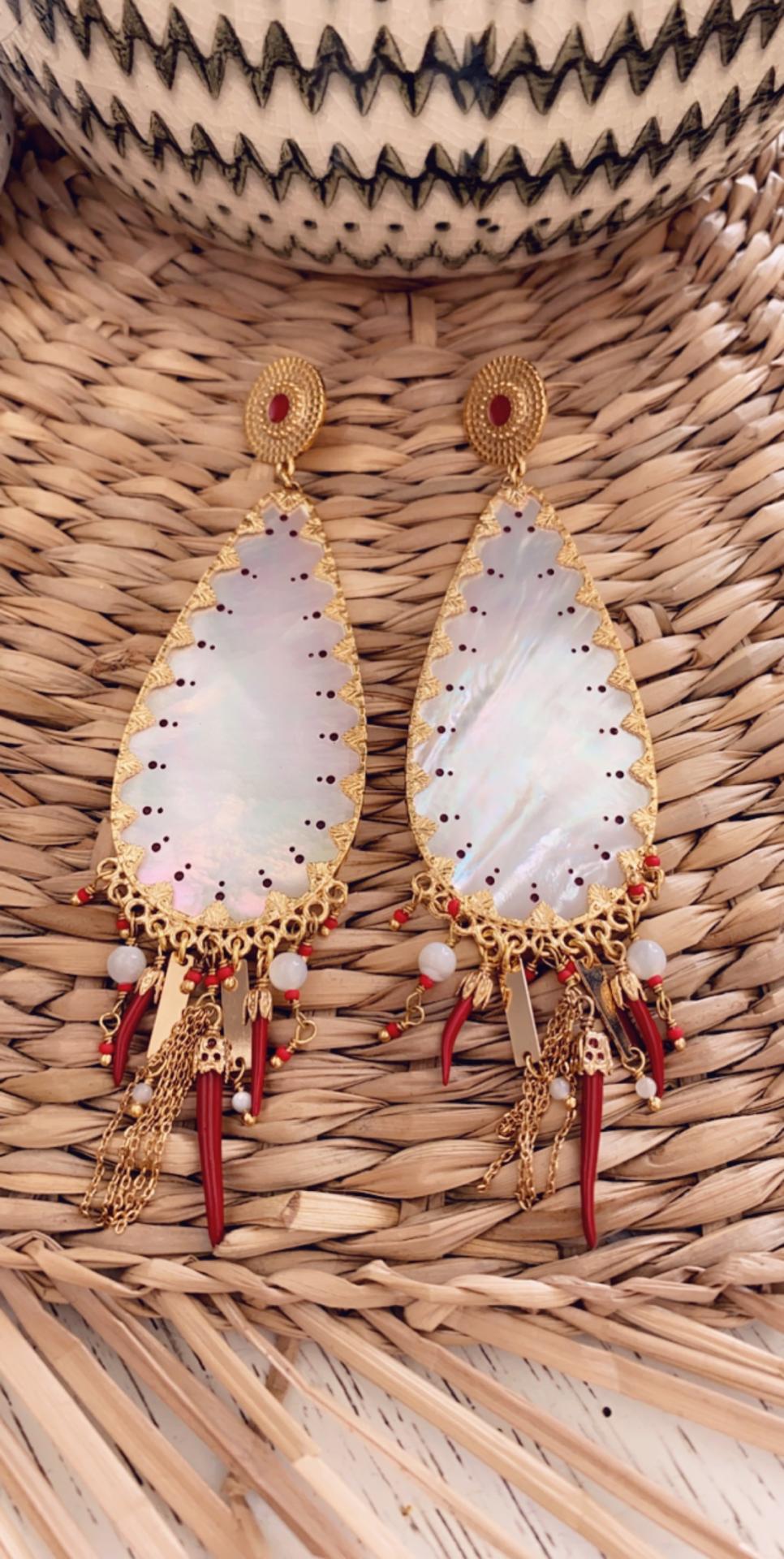 boucles nacre