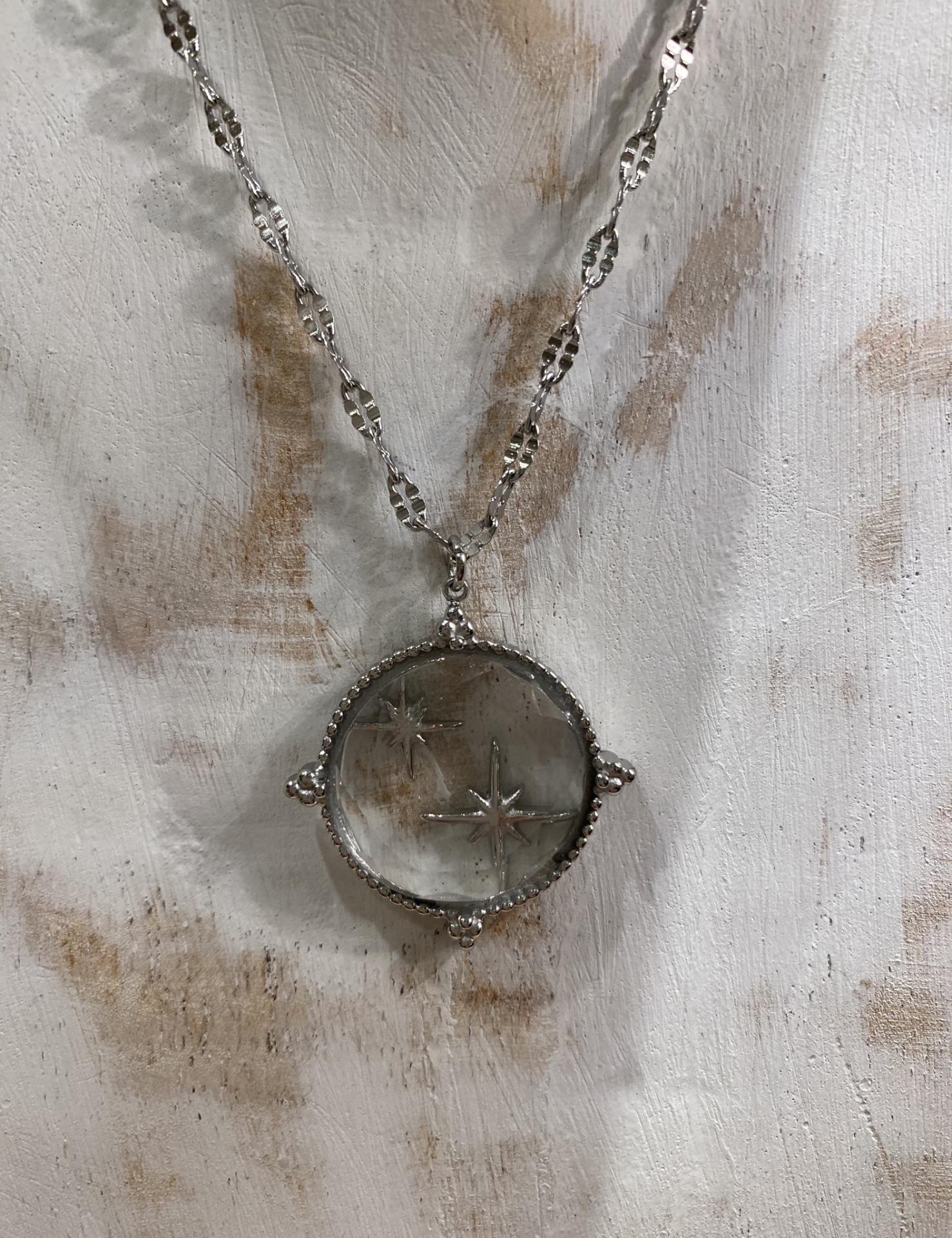 collier fantaisie argent