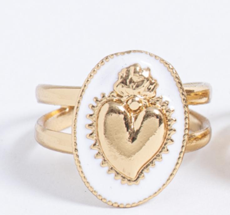 bague coeur