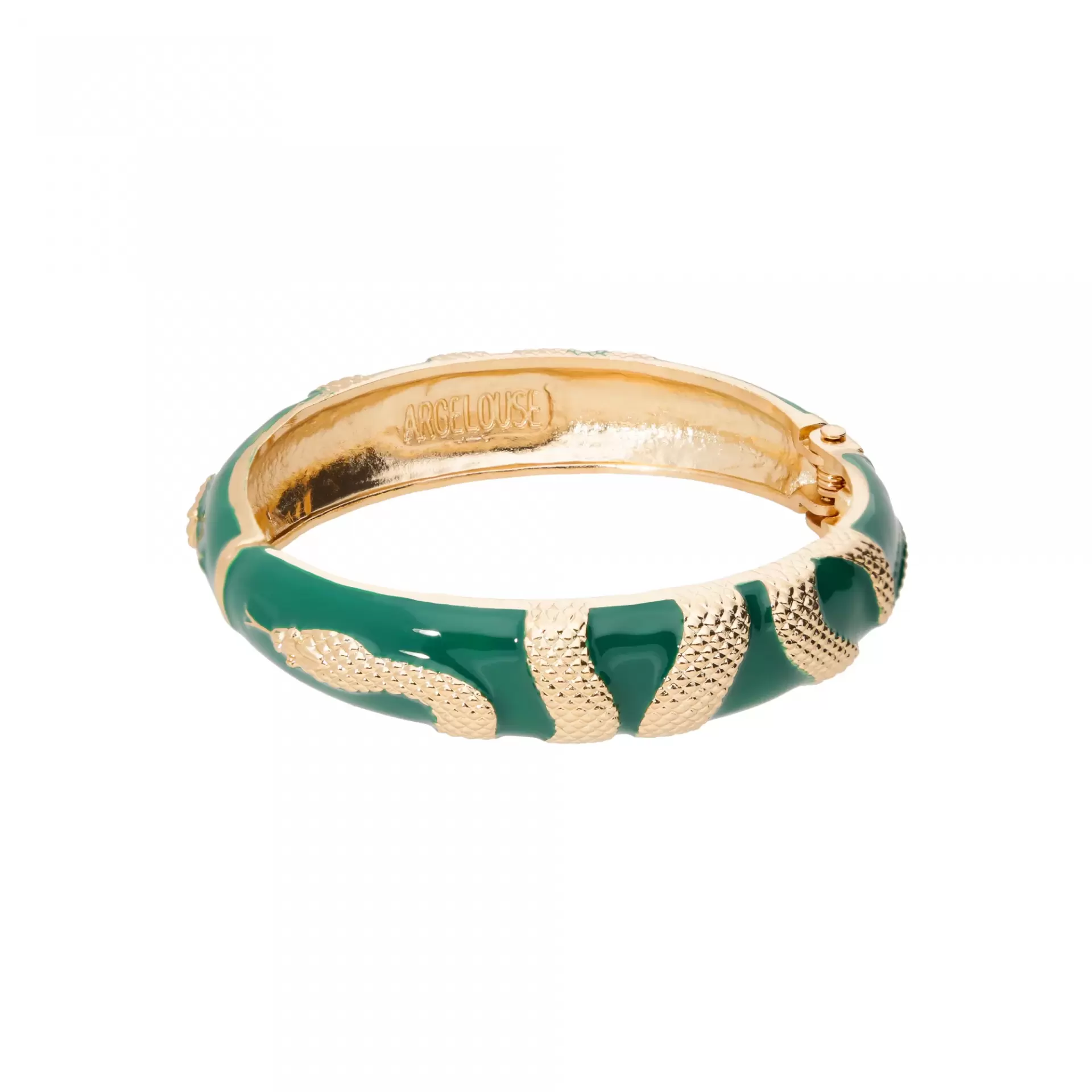 Bracelet serpent vert jpg