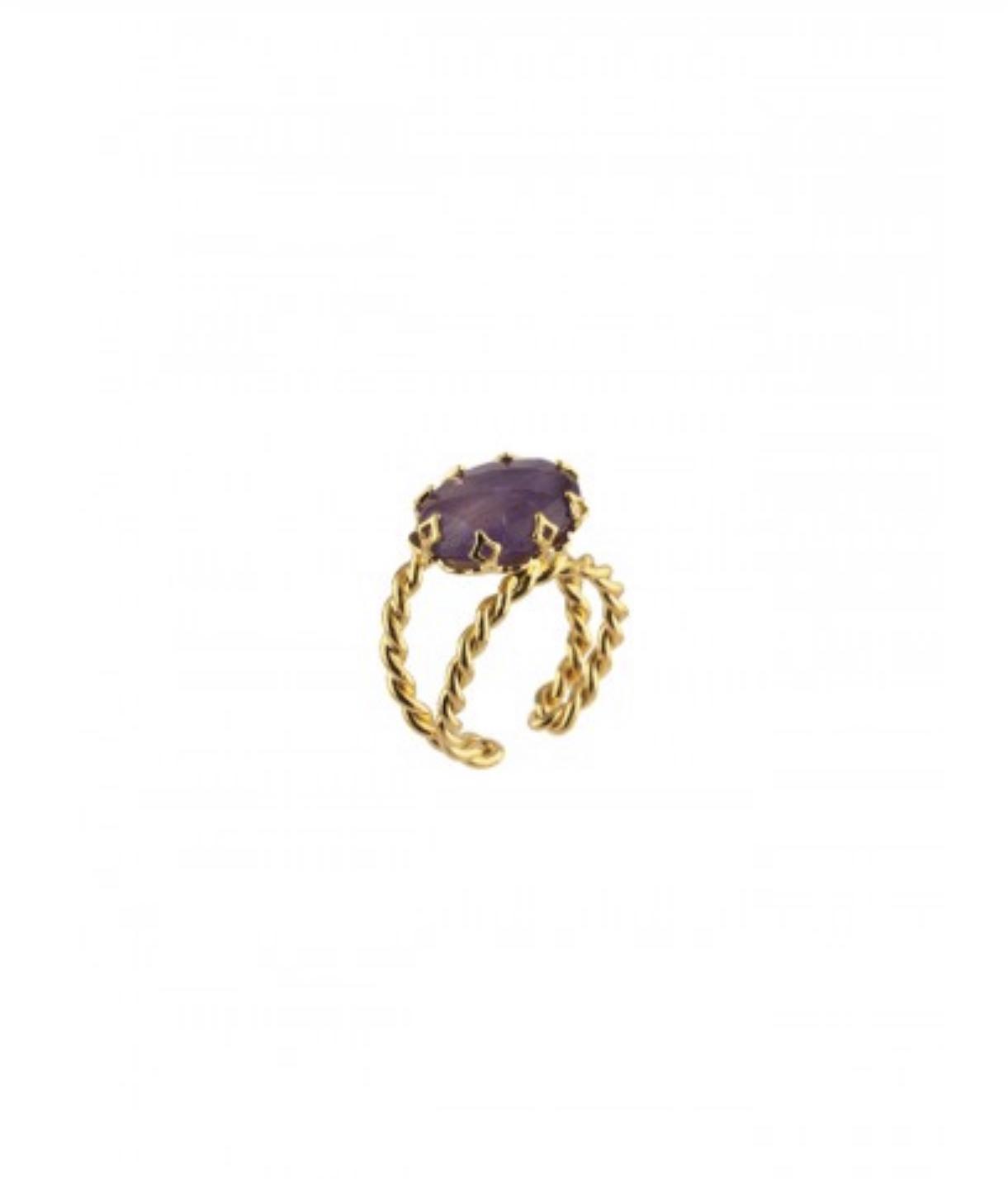 bague améthyste